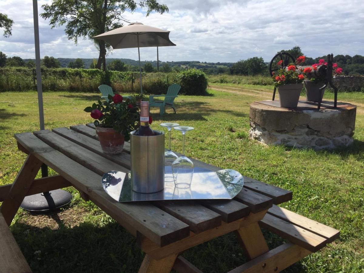 Chambres D'Hotes Domaine Les Grands Perons Herisson Luaran gambar